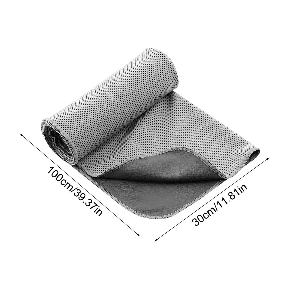 2x Toalla de hielo Cool Snap Elige tu color Gimnasio Deportes Mantente Enfriamiento Toalla Deporte Foto 2 de 4