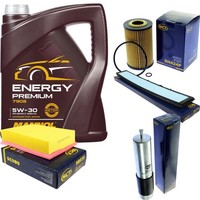 SCT Inspektionspaket 5L Mannol Energy Premium 5W-30 FüR BMW 3Er E46 318I 316I