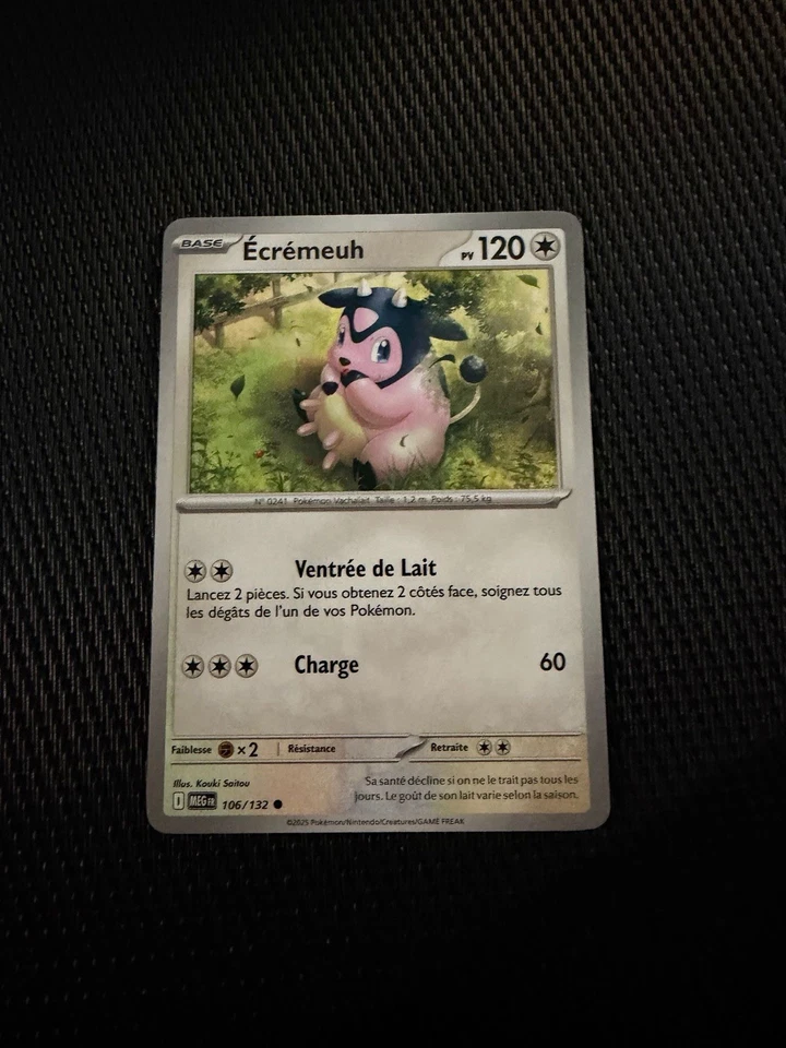 Carte Pokémon Écrémeuh 106/132 Commune Méga-Évolution (JCC) - Photo 1/1