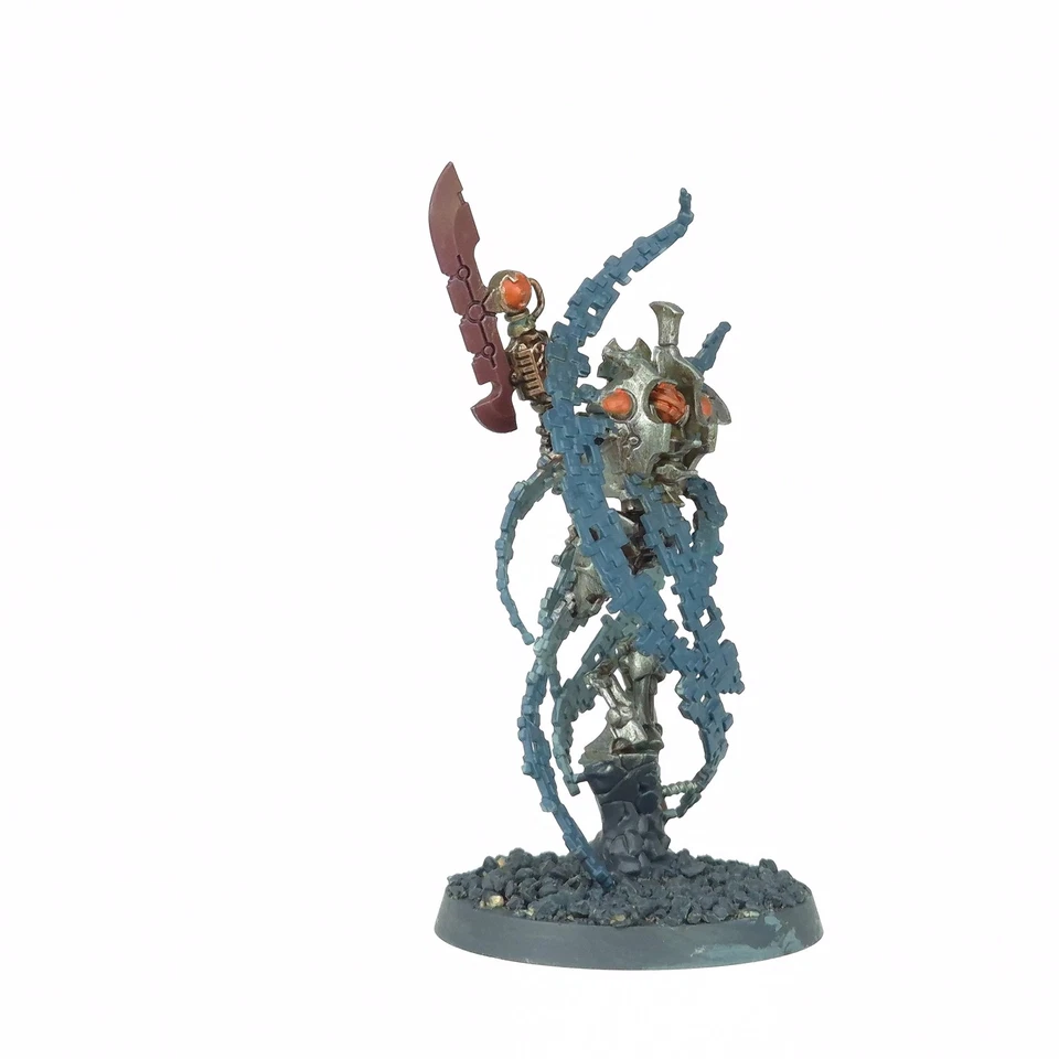 Overlord with Translocation Shroud Painted Mephrit Necrons Warhammer 40k - Image 3 of 4