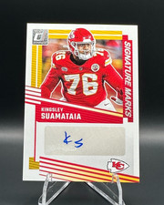 2025 Panini Donruss Kingsley Suamataia Signature Marks Auto Chiefs #SM-KSA