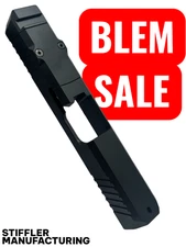 BLEM Zoom For Glock 19 custom Slide gen 1-3NEW cerakote upper stripped BLACK