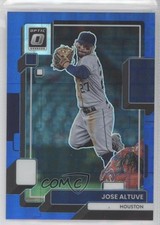 2022 Panini Donruss Optic Blue Pandora Prizm 20/99 Jose Altuve #127 o7m