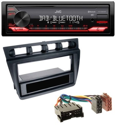 JVC Bluetooth USB DAB MP3 Autoradio für Kia Picanto (ab 2006) - schwarz