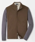 NEW MENS PETER MILLAR GOLF L/S SOLSTICE HYBRID FULL ZIP CARDIGAN JACKET, MEDIUM