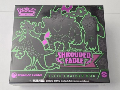 SEALED Pokemon Center Shrouded Fable Elite Trainer Box