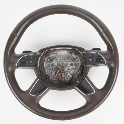 2011 - 2017 Audi A8 S8 D4 Leather Steering Wheel OEM