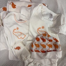 Baby Gift Welcome 5pc 3-6 months,Booties,Cap,Shirt One Piece NEW SEALED