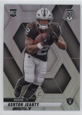 2025 Panini Mosaic Rookies Silver Prizm Ashton Jeanty #345 Rookie RC 3s8