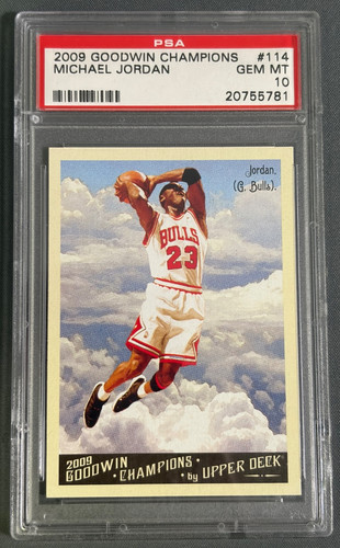 2009 Goodwin Champions #114 MICHAEL JORDAN * PSA 10 Gem