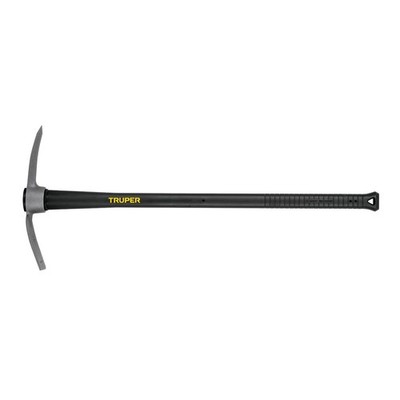 Truper Pick Mattock, 2.5 lb Forged Steel Head, 36-Inch Fiberglass Handle with...