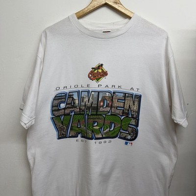 Official Fan 1992 Baltimore Orioles T-Shirt Size XL White Vintage MLB Baseball USA