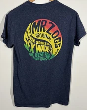 Mr Zog’s Sex Wax Tshirt Mens Small Grey Short Sleeve Surfing Skateboard Retro