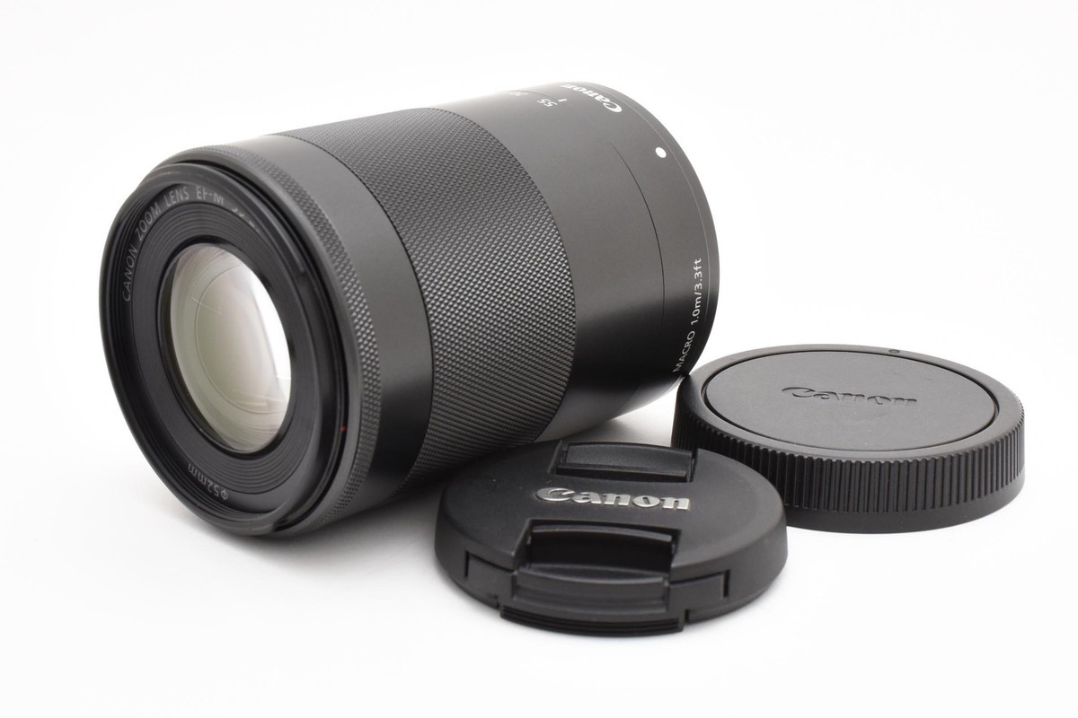 Canon EF-M 55-200mm F/4.5-6.3 IS STM Black From Japan