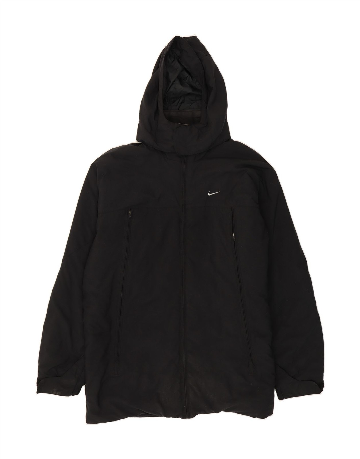 SACAI X NIKE NIKE Giacca a vento uomo con cappuccio UK 45 47 XL nero nylon DC02
