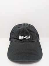 Hawaii Black Adjustable Strapback Baseball Ca...