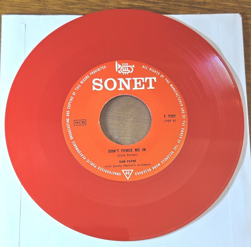 SAM PAYNE (aka Gunnar Winckler) "Don't Fence Me In" DK red SONET 45 TEEN Country - Bild 2 von 4