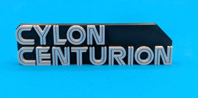 Cylon Centurion - Charakterlogo - 3D gedrucktes Logo, Schreibtisch oder Wandmontage.