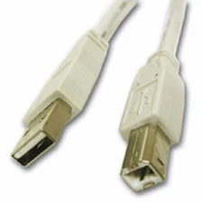 5 pack Super Short 6 inch 15 cm USB 2.0 AB Cable .5 (1/2) foot ft
