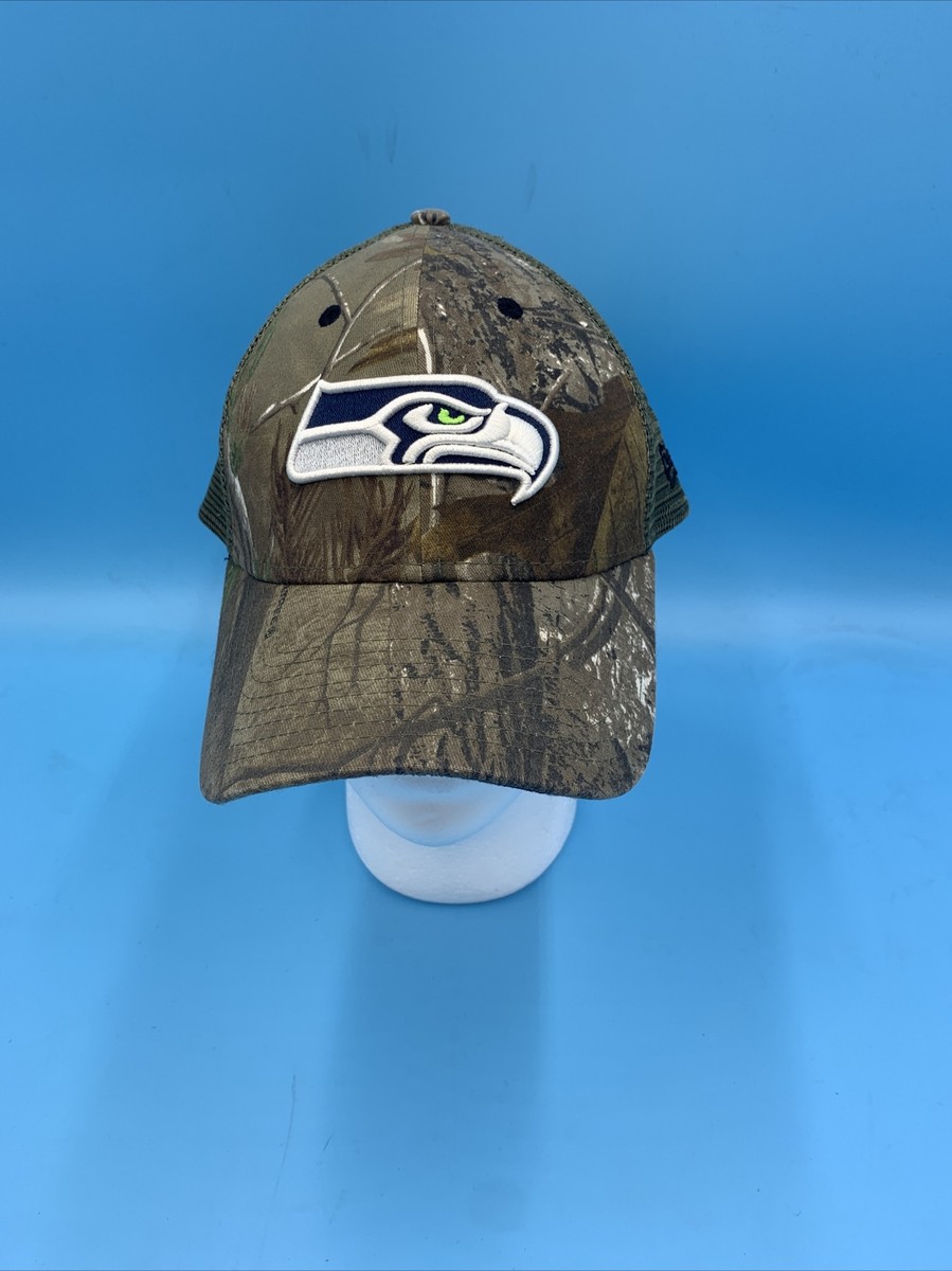 Seattle seahawks 9forty New Era Hunting Camo Adjustable Baseball Hat Cap