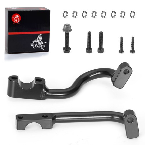 2007-2024 for Polaris Sportsman 570 800 850 1000 Black Handguard Mounts Brackets - Picture 5 of 10