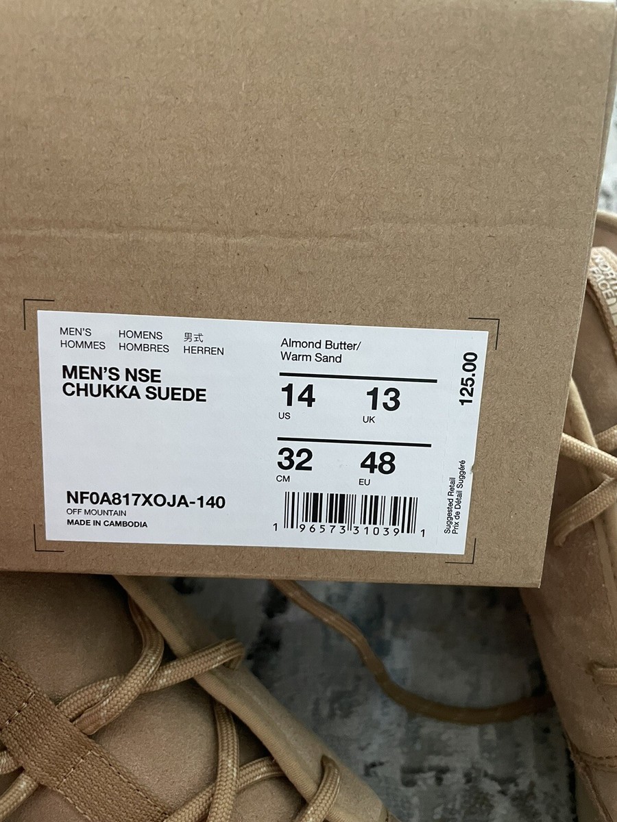 New Mens Boots The North Face Never Stop Exploring Chukka Suede Sz