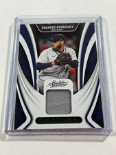 2022 Absolute Threads Retail Green #15 Eduardo Rodriguez Jersey /199