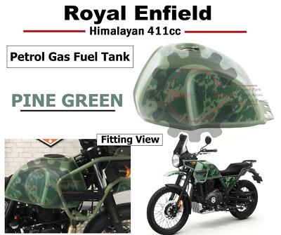 Royal Enfield Himalayan Pine Green Himalayan Army Green Motorcycle