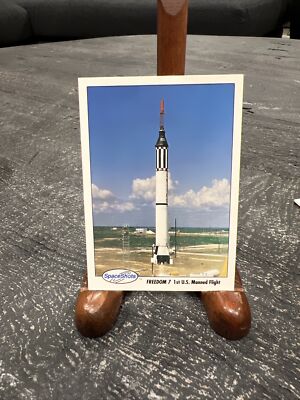Space Shots Card Freedom 7 1st U.S. Manned Flight Card #27