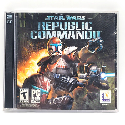 Star Wars Republic Commando PC  CD ROM Game - Lucas Arts 2005 2 CD VGUC