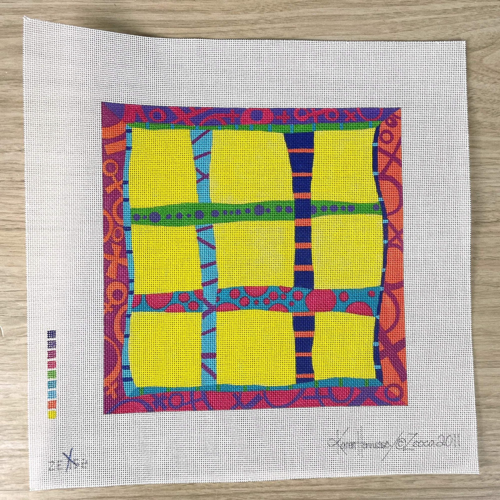 Zecca Tic Tac Toe and Dot Game Board needlepoint canvases eBay