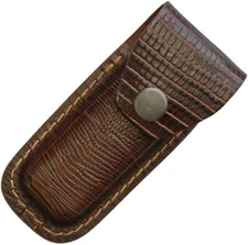 Leather Belt Pouch Lizard/ Sheath 1184