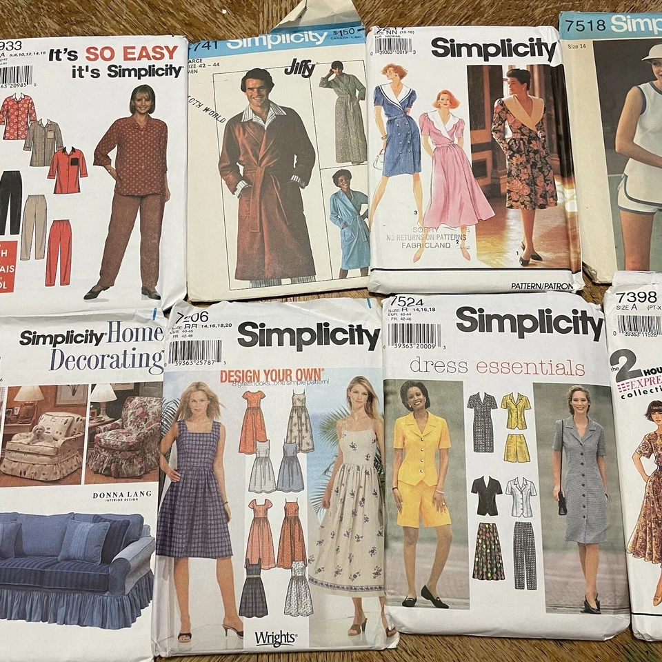 Lot Of 10 Simplicity, It’s So Easy It’s Simplicity, Simplicity Home Decorating. - Image 4 of 4