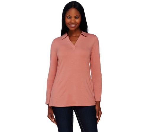 Denim \u0026 Co. Active Regular Roll-Tab 
