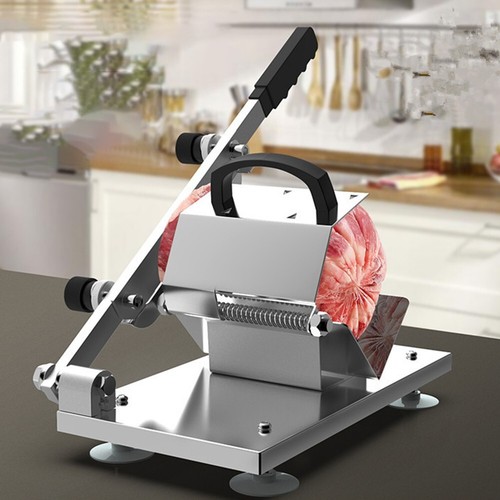 Affettatrice Manuale Per Carne, Uova E Hot Dog In Acciaio Inox | Affetta Prosciutto E Pranzo Giapponese Con Filo Affilato | Compatta E Facile Da Pulire