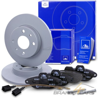 ATE BREMSSCHEIBEN Ø240,5 +BREMSBELÄGE VORNE FÜR FIAT 500 FORD KA RU8 1.2