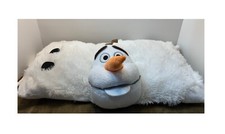 2015 DISNEY'S FROZEN CHARACTER NAMED OLAF PILLOW HOOK/LOOP PLUSH/STUFFED ANIMAL