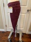 Paige Anthropologie "Sweet Wine" Purple "Vergudo Ultra Skinny” Jeans, Size 27 — photo 7