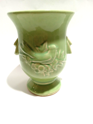 【希少品】McCoy　マッコイ　ビンテージ　花瓶　USA　コレクション Vintage McCoy USA Green Bird & Cherries Vase | eBay