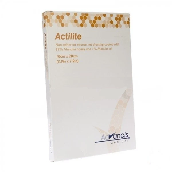 Actilite Manuka Honey Non-Adherent Dressings 10cm x 20cm (x10) CR3852