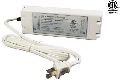 LEDUPDATES 24V 50W TRIAC DIMMABLE POWER SUPPLY LED DRIVER AC TO DC ETL LISTED