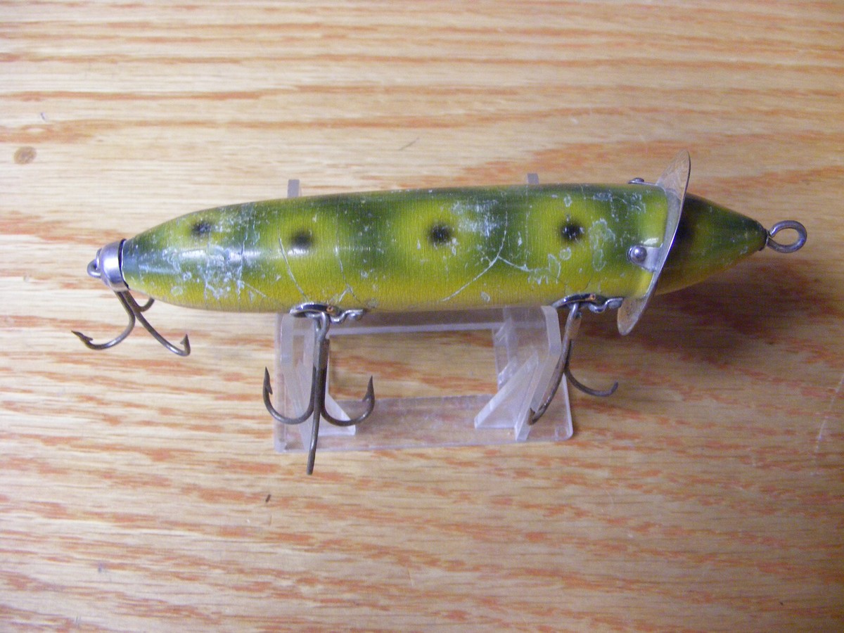 Beautiful Vintage Original Heddon 200 in Frog Spot Color | eBay
