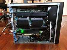 Dell Precision T7910, 2x 2697V3 28C/56T , 128GB RAM, 1TB M.2, Titan X, Win10