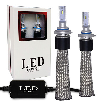 G4 AUTO Fanless CSP HB3 9005 LED Conversion Kit DRL Headlight Bulbs 6000K White