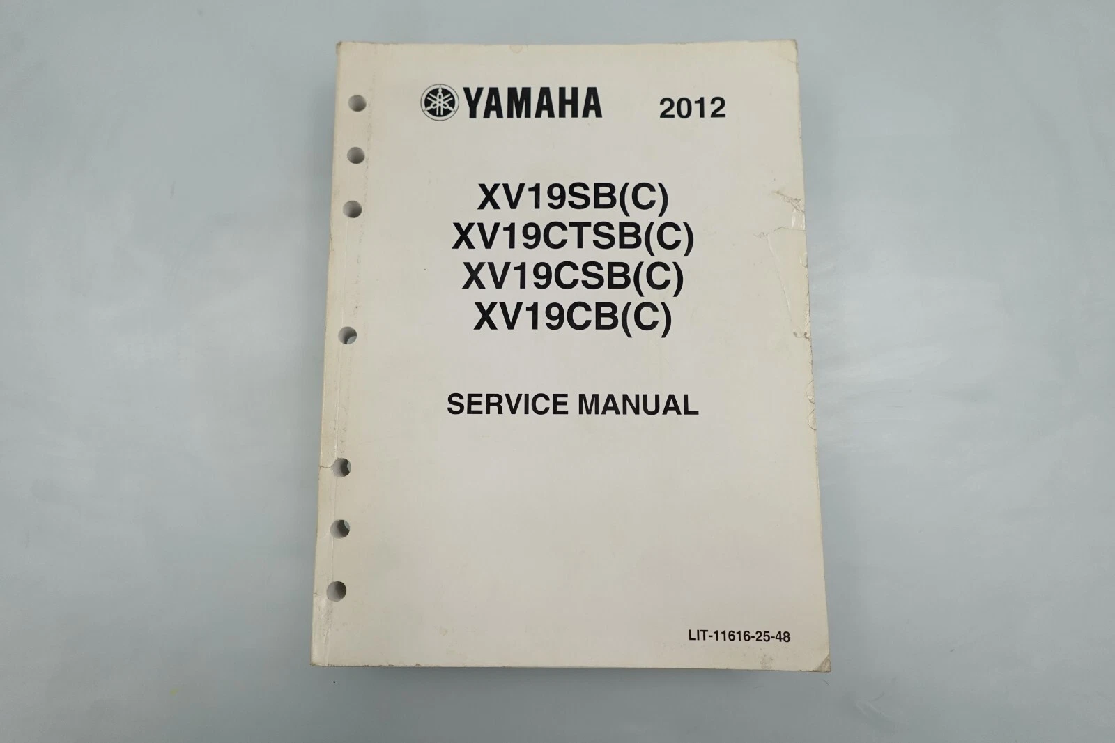 2012 Yamaha XV19SB(C) / XV19CTSB(C) OEM Service Shop Manual lit-11616-25-48