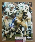 VINTAGE MATT SNELL AUTO SIGNED 8 x 10 PHOTO NEW YORK JETS COA FROM JSA