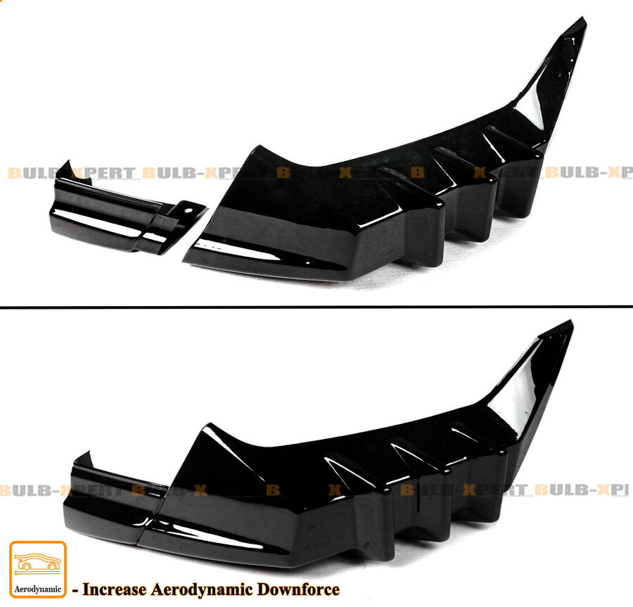 For 2017-2021 Civic Hatchback FK4 FK7 MU Style Rear Diffuser Corner ...