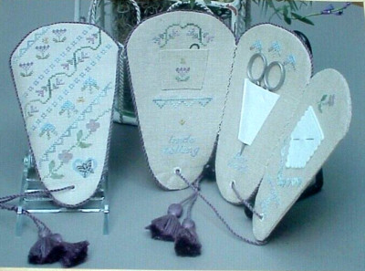 Lavender's Blue Needleworker's Scissor Case Cross Stitch Pattern