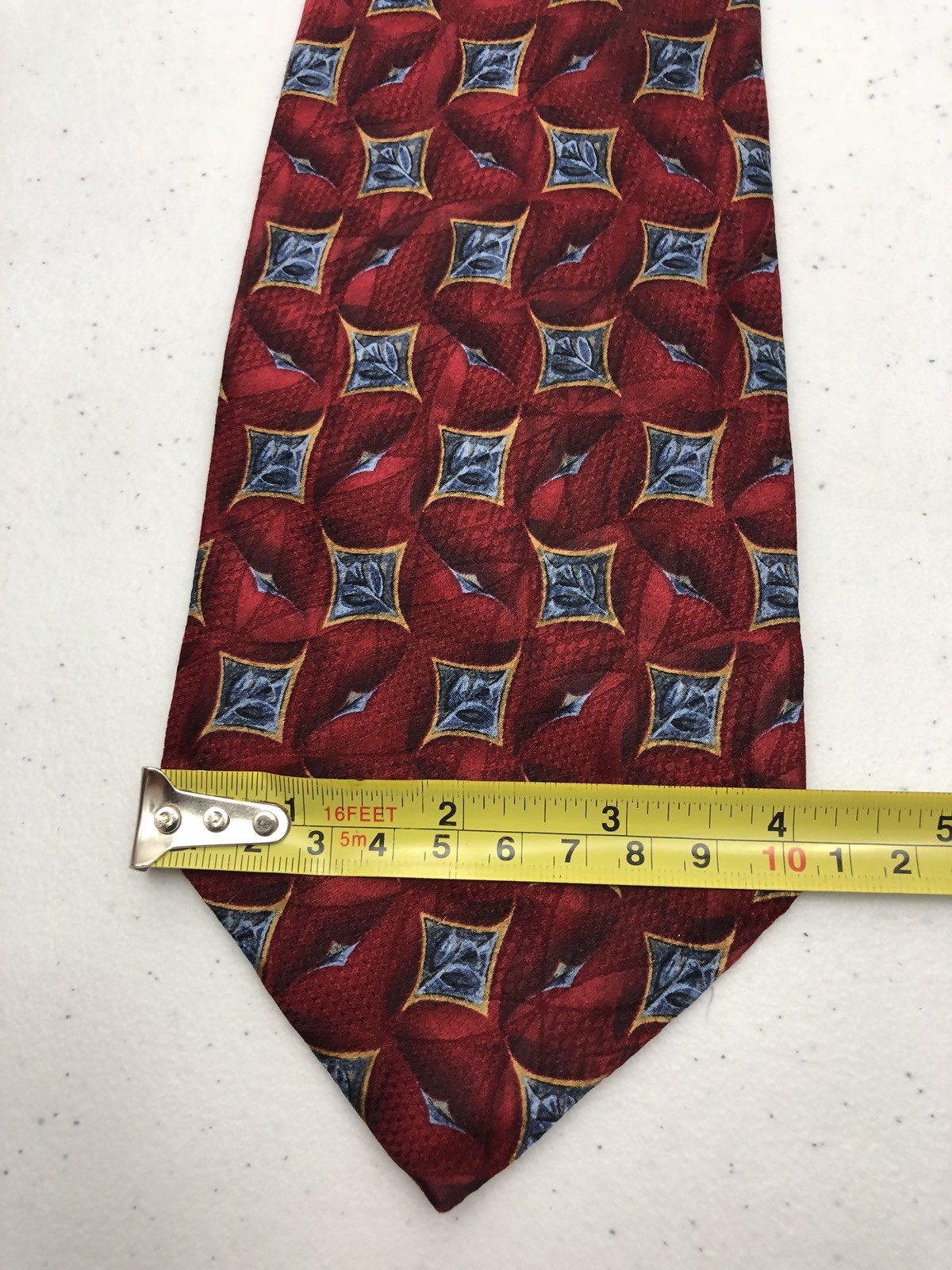 Robert Talbott Studio Tie Red Multicolor 100% Sil… - image 10