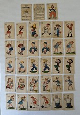 Whitman Old Maid Cards Lot Of 33 FLAWS Duplicates Vintage